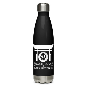 Breakthrough and Black Goten BJJ Stainless Steel Bottle